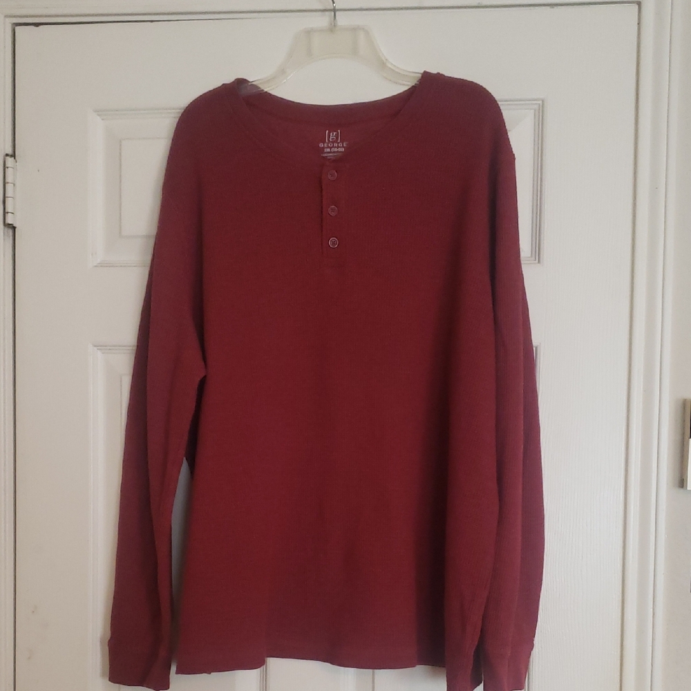 Men's Henley Waffle
